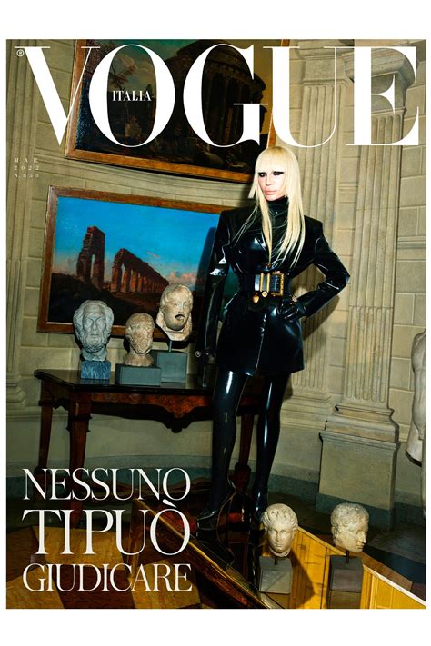 Donatella Versace: the cover and Vogue's full interview 